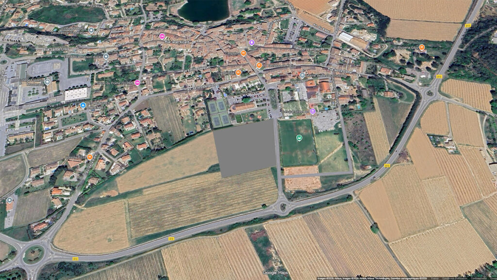 projet de raccordement du centre de besse sur issole vers la RD13